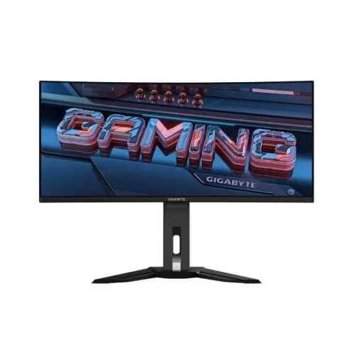 מסך מחשב Gigabyte MO34WQC 34" OLED WQHD 175Hz 0.03ms 1800R MO34WQC קעור UWQHD QD-OLED צבע שחור - יבואן רשמי