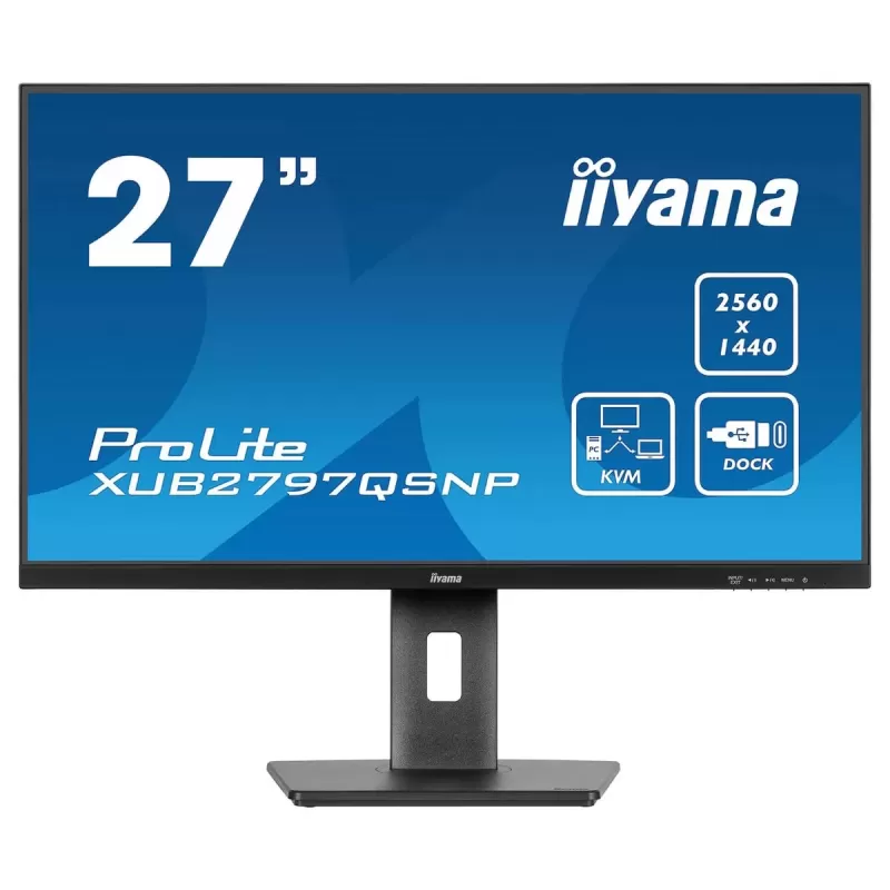 מסך מחשב IIYAMA XUB2797QSNP-B1 27" ProLite IPS WQHD 100Hz 1ms XUB2797QSNP-B1 2K, QHD