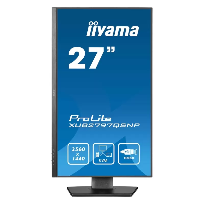 מסך מחשב IIYAMA XUB2797QSNP-B1 27" ProLite IPS WQHD 100Hz 1ms XUB2797QSNP-B1 2K, QHD