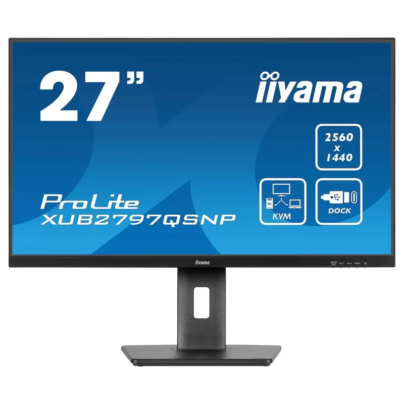 מסך מחשב IIYAMA XUB2797QSNP-B1 27" ProLite IPS WQHD 100Hz 1ms XUB2797QSNP-B1 2K, QHD
