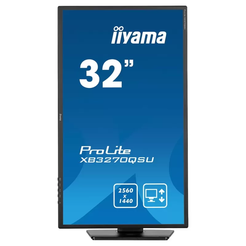 מסך מחשב IIYAMA XB3270QSU-B1 31.5" ProLite IPS QHD 100Hz 3ms XB3270QSU-B1 צבע שחור