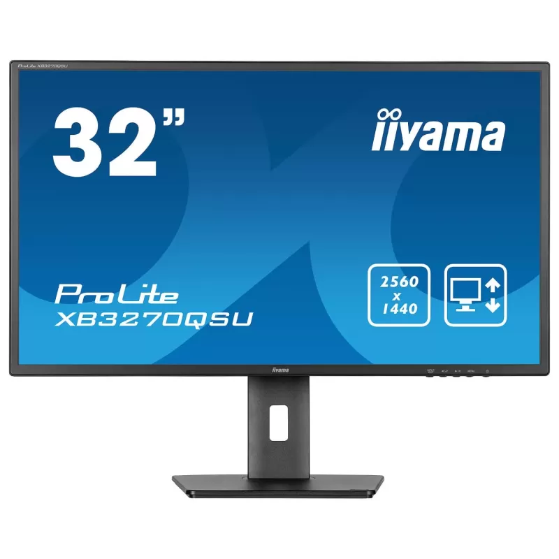 מסך מחשב IIYAMA XB3270QSU-B1 31.5" ProLite IPS QHD 100Hz 3ms XB3270QSU-B1 צבע שחור
