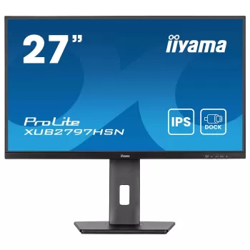 מסך מחשב IIYAMA 27" ProLite IPS FHD 100Hz 1ms XUB2797HSN-B2 צבע שחור