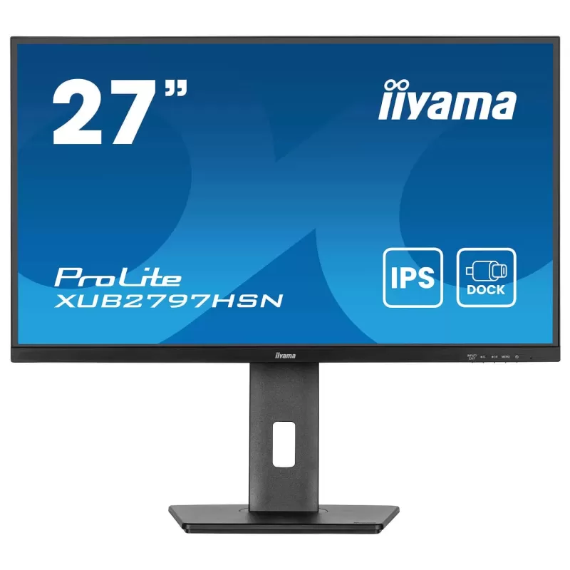 מסך מחשב IIYAMA 27" ProLite IPS FHD 100Hz 1ms XUB2797HSN-B2 צבע שחור