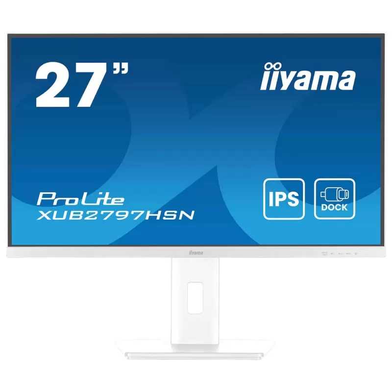 Computer Monitor IIYAMA ProLite XUB2797HSN-W2 27" 100Hz FHD IPS Color:white