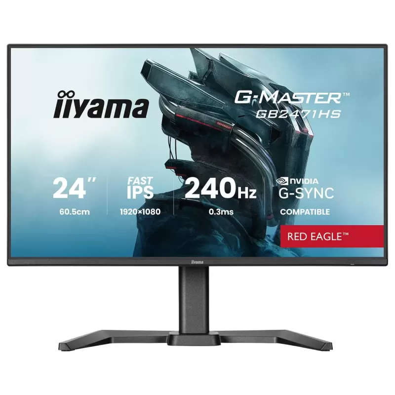 Gaming computer monitor IIYAMA G-Master GB2471HS-B1 23.8" 240Hz FHD IPS Color:black
