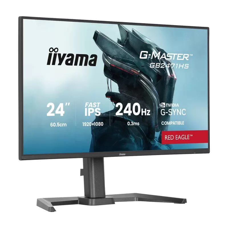 Gaming computer monitor IIYAMA G-Master GB2471HS-B1 23.8" 240Hz FHD IPS Color:black