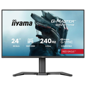 Gaming computer monitor IIYAMA G-Master GB2471HS-B1 23.8" 240Hz IPS Color:black