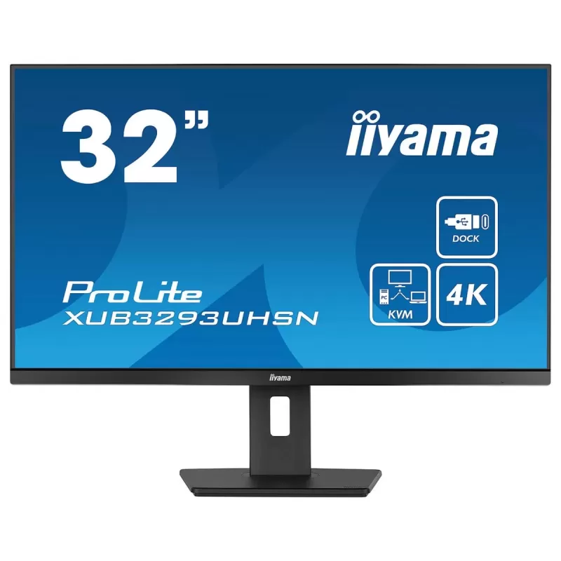 Монитор для ПК IIYAMA ProLite XUB3293UHSN-B5 31.5" 60Hz 4K, UHD IPS Цвет:чёрный Монитор для ПК IIYAMA ProLite XUB3293UHSN-B5 31.5" 60Hz 4K, UHD IPS Цвет:чёрный