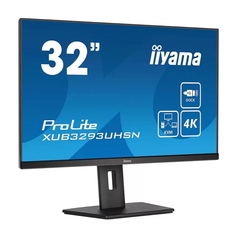 Монитор для ПК IIYAMA ProLite XUB3293UHSN-B5 31.5" 60Hz 4K, UHD IPS Цвет:чёрный Монитор для ПК IIYAMA ProLite XUB3293UHSN-B5 31.5" 60Hz 4K, UHD IPS Цвет:чёрный