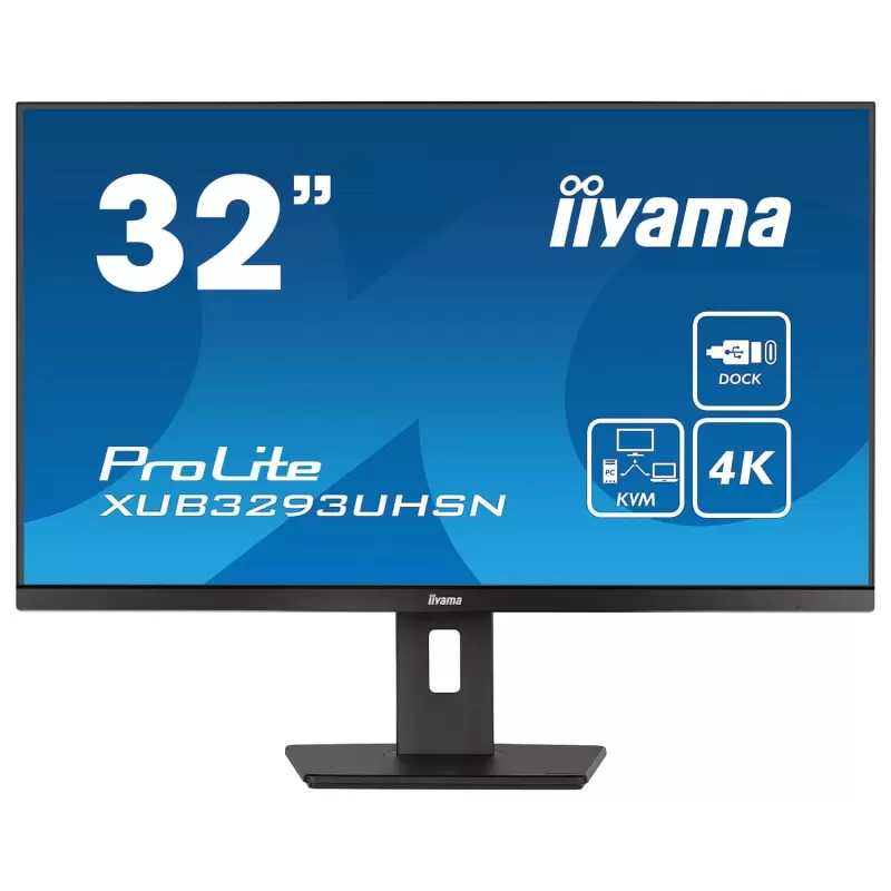 Монитор для ПК IIYAMA ProLite XUB3293UHSN-B5 31.5" 60Hz 4K, UHD IPS Цвет:чёрный Монитор для ПК IIYAMA ProLite XUB3293UHSN-B5 31.5" 60Hz 4K, UHD IPS Цвет:чёрный