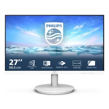 מסך מחשב Philips 271V8AW 27" IPS Speakers לבן 271V8AW/00