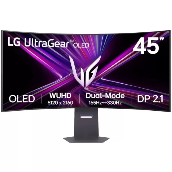 מסך מחשב LG UltraGear 45 OLED 5K2K 45GX950A-B 45GX950A-B 45" צבע שחור - יבואן רשמי