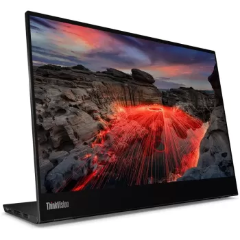 מסך מגע נייד Lenovo ThinkVision M14t Gen 2 63FDUAT6WL 14" IPS צבע שחור