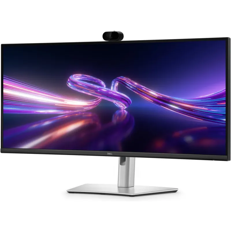 Монитор для ПК Dell Pro P 34 USB-C Hub Webcam Curved Monitor P3426WEV P3426WEV 34.1" 100Hz UWQHD IPS Цвет:чёрный