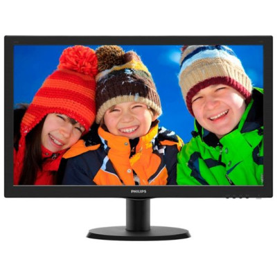 Computer Monitor Philips 243V5QHABA 23.6" FHD VA Color:black - official importer Computer Monitor Philips 243V5QHABA 23.6" FHD VA Color:black - official importer