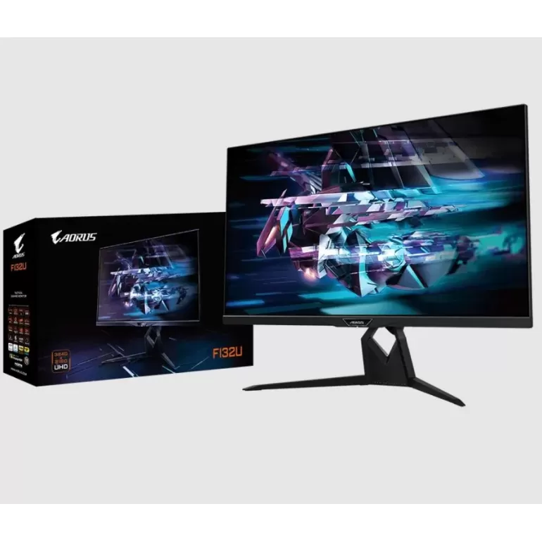 מסך גיימינג Gigabyte AORUS FI32U 31.5" 144Hz 4K, UHD SS - יבואן רשמי