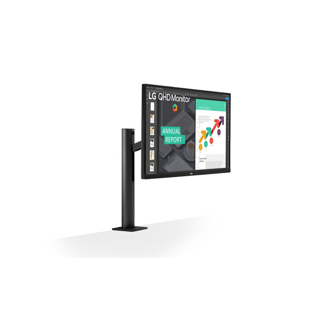 Монитор для ПК LG מסך 27" 27QN880-B QHD 75Hz USB-C IPS Цвет:черный - параллельный импортер
