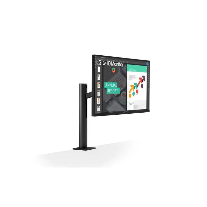 Computer Monitor LG Monitor 27" 27QN880-B QHD 75Hz USB-C 27QN880-B IPS Color:black - parallel importer