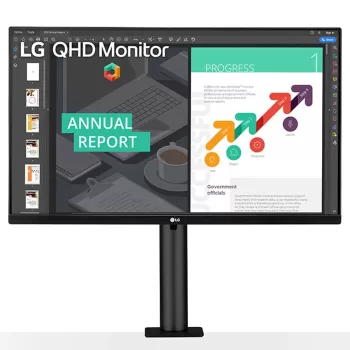 Computer Monitor LG Monitor 27" 27QN880-B QHD 75Hz USB-C 27QN880-B IPS Color:black - parallel importer