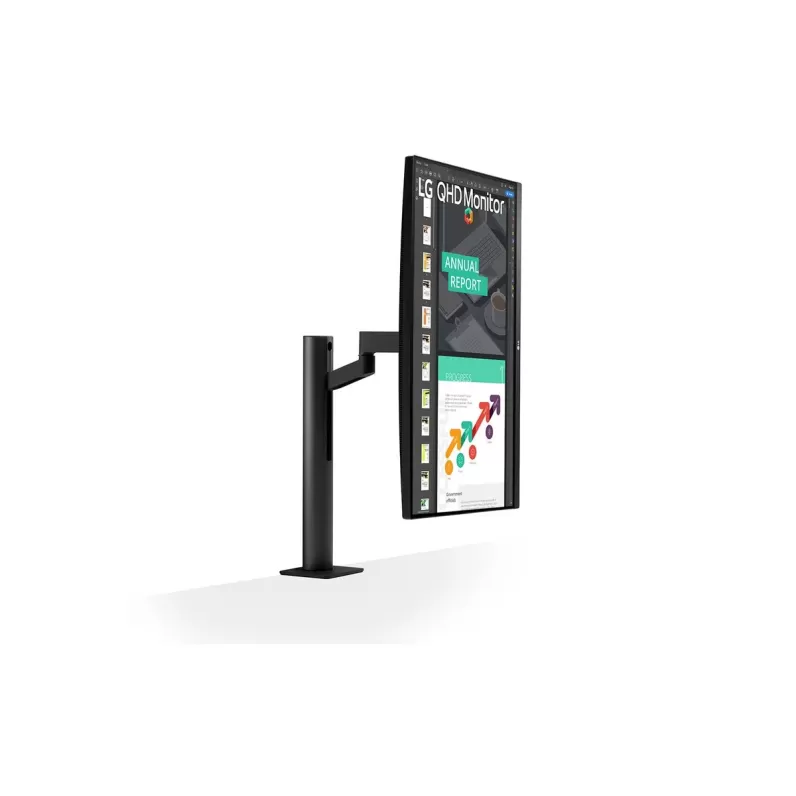 Computer Monitor LG Monitor 27" 27QN880-B QHD 75Hz USB-C 27QN880-B IPS Color:black - parallel importer