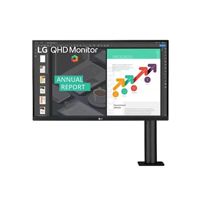 Computer Monitor LG Monitor 27" 27QN880-B QHD 75Hz USB-C 27QN880-B IPS Color:black - parallel importer