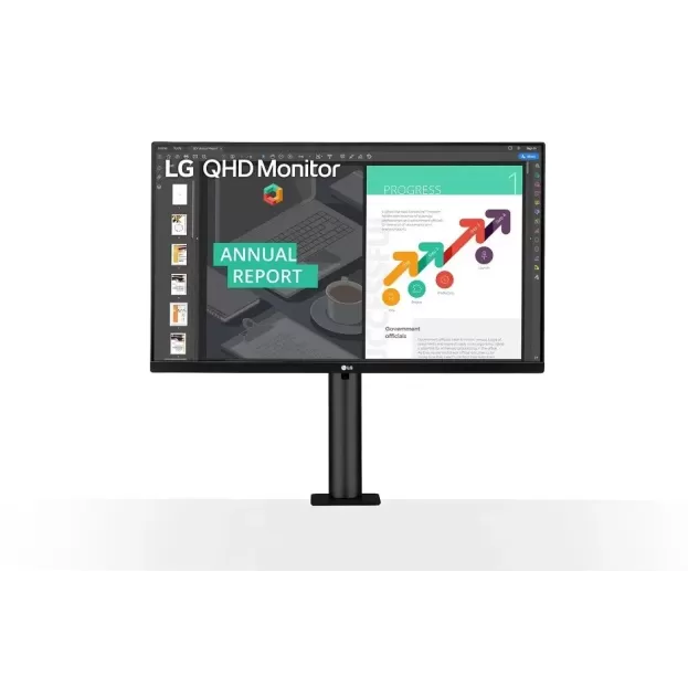 Computer Monitor LG Monitor 27" 27QN880-B QHD 75Hz USB-C 27QN880-B IPS Color:black - parallel importer