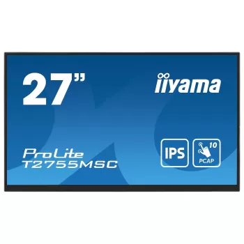 Монитор для ПК IIYAMA ProLite T2755MSC-B1 T2755MSC-B1 27" 60Hz FHD IPS Цвет:чёрный