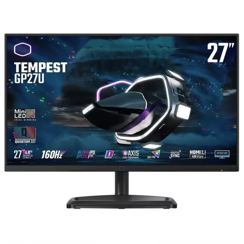Игровой Монитор Cooler Master GP27-FUS 27" UHD 160Hz 1ms (USB-C PD90W) IPS Monitor GP27-FUS Цвет:чёрный