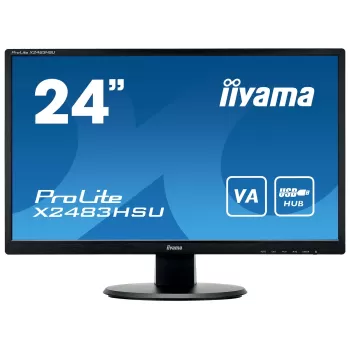 Монитор для ПК IIYAMA X2483HSU-B5 24" ProLite VA FHD 75Hz 4ms X2483HSU-B5 23.8" Цвет:чёрный