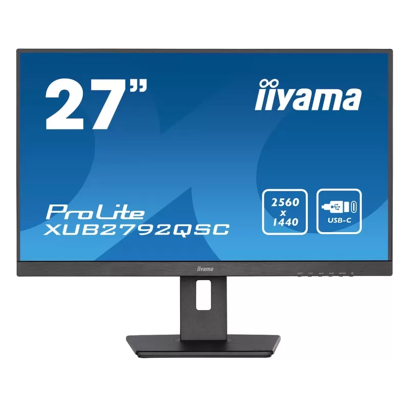 מסך מחשב IIYAMA ProLite XUB2792QSC-B5 XUB2792QSC-B5 27" 75Hz 2.5K, QHD IPS צבע שחור