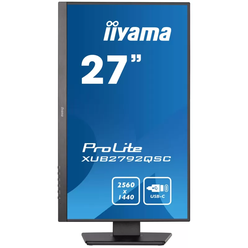 מסך מחשב IIYAMA ProLite XUB2792QSC-B5 XUB2792QSC-B5 27" 75Hz 2.5K, QHD IPS צבע שחור