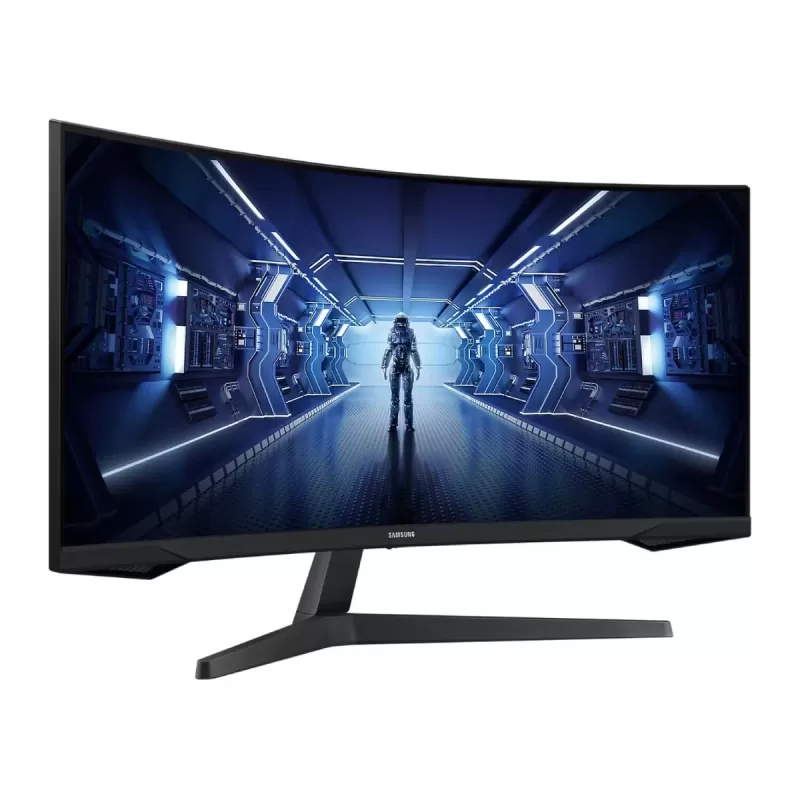 מסך מחשב Samsung C34G55TWWP 34" Odyssey G5 VA UWQHD 165Hz 1ms 1000R C34G55TWWP 2K, QHD - יבואן מקביל