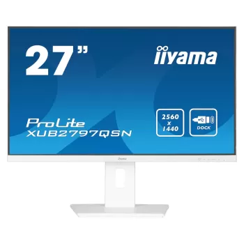 Монитор для ПК IIYAMA XUB2797QSN-W1 27" ProLite IPS WQHD 100Hz 1ms white XUB2797QSN-W1 2K, QHD
