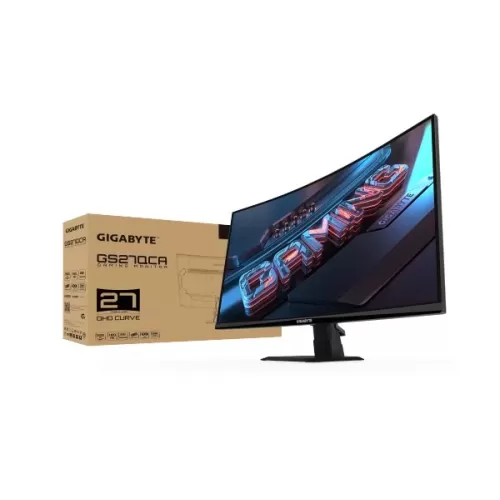 Изогнутый игровой монитор Gigabyte 27" GS27QCA VA QHD 180Hz 1ms 1500R GS27QCA