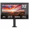 Монитор для ПК LG 31.5" UltraFine Ergo IPS 4K UHD 60Hz 5ms 32UN880K-B Цвет:чёрный - параллельный импортер