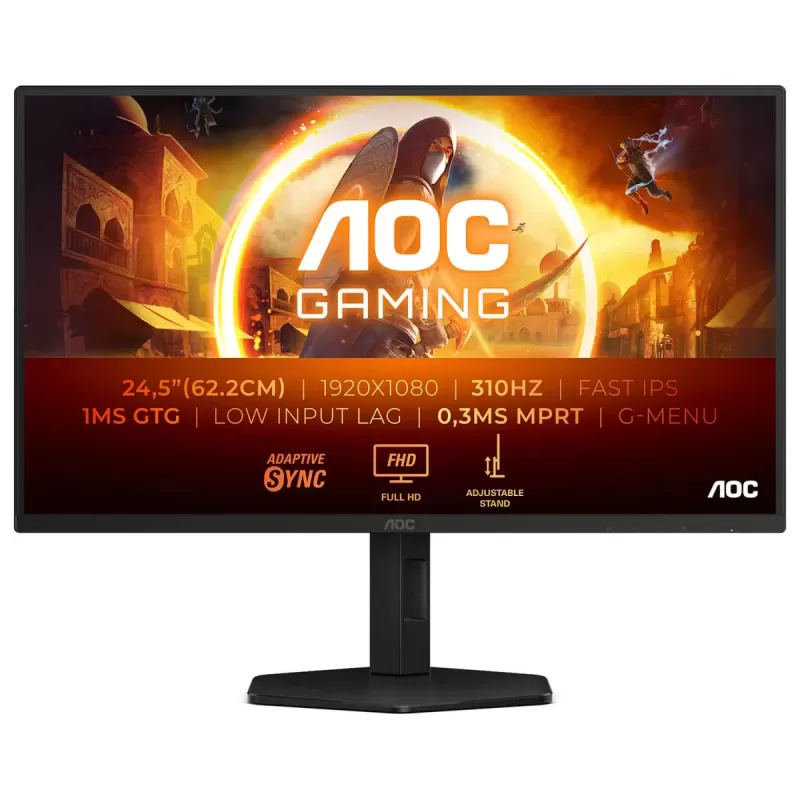 Монитор для ПК AOC 25G4SXU 24.5" FHD IPS Цвет:чёрный - параллельный импортер Монитор для ПК AOC 25G4SXU 24.5" FHD IPS Цвет:чёрный - параллельный импортер