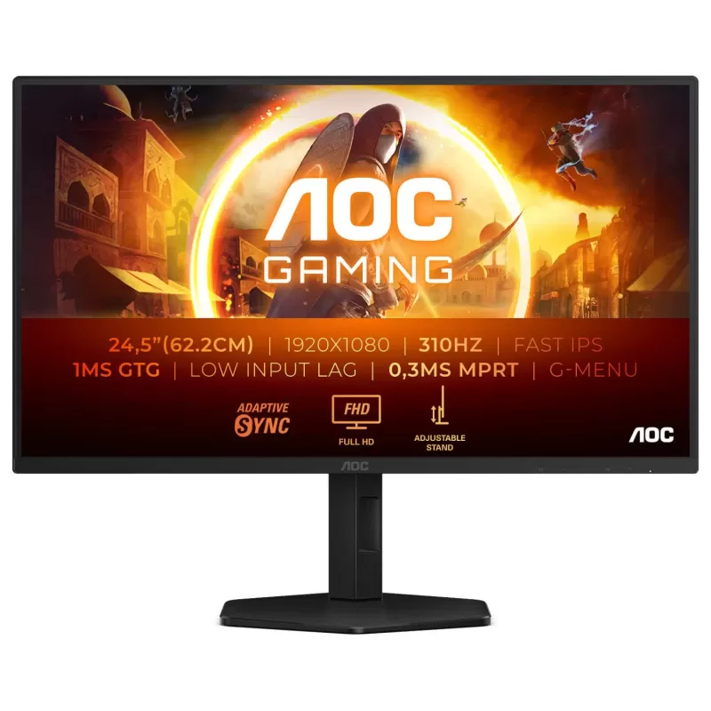 Монитор для ПК AOC 25G4SXU 24.5" FHD IPS Цвет:чёрный - параллельный импортер Монитор для ПК AOC 25G4SXU 24.5" FHD IPS Цвет:чёрный - параллельный импортер