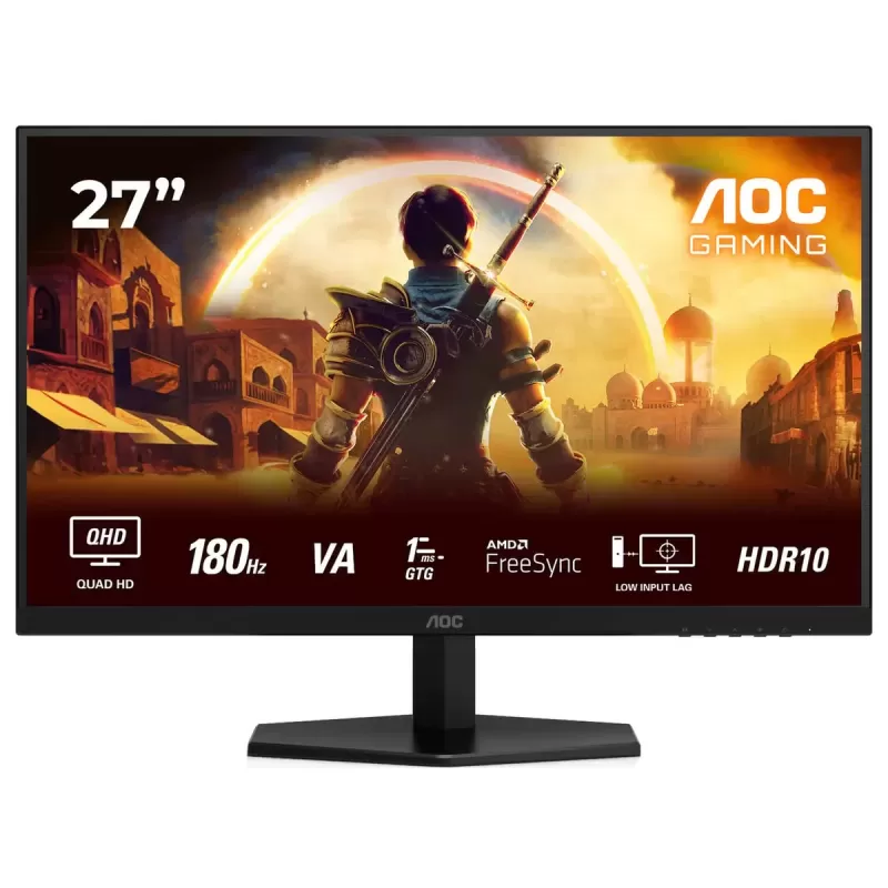 מסך מחשב AOC Q27G42XNE 27" 180Hz 2K, QHD VA צבע שחור - יבואן מקביל