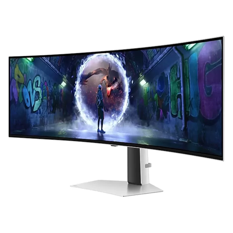 Computer Monitor Samsung Odyssey G9 1800R S49DG934SU 49" QHD OLED Color:silver - parallel importer
