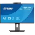 מסך מחשב IIYAMA 23.8" FHD 100Hz 1ms Webcam USB-C PD65W IPS Monitor XB2497HSNH-B1