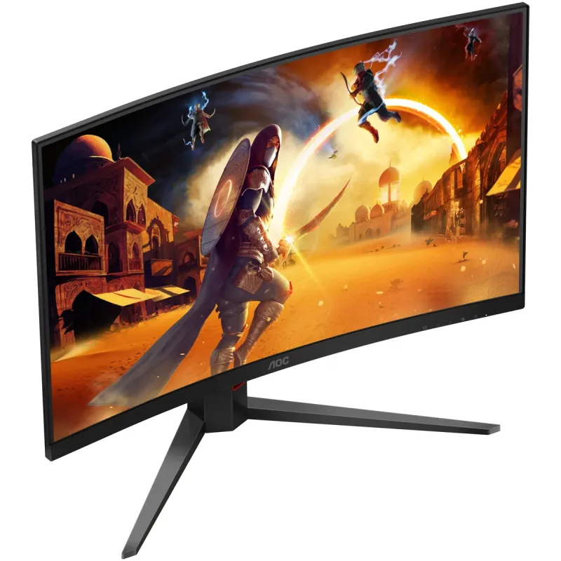 Игровой Монитор AOC C32G4Z 31.5" Curved Full HD VA 260Hz C32G4Z FHD Цвет:чёрный, красный - параллельный импортер