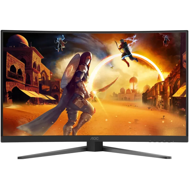Игровой Монитор AOC C32G4Z 31.5" Curved Full HD VA 260Hz C32G4Z FHD Цвет:чёрный, красный - параллельный импортер