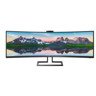 Монитор для ПК Philips 499P9H 48.8" Dual, QHD - официальный импортер Монитор для ПК Philips 499P9H 48.8" Dual, QHD - официальный импортер