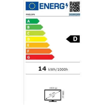 מסך מחשב Philips 241B8QJEB 23.8" 60Hz FHD IPS - יבואן רשמי
