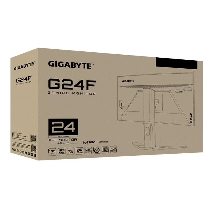 מסך גיימינג Gigabyte G24F 23.8" 170Hz FHD SS - יבואן רשמי