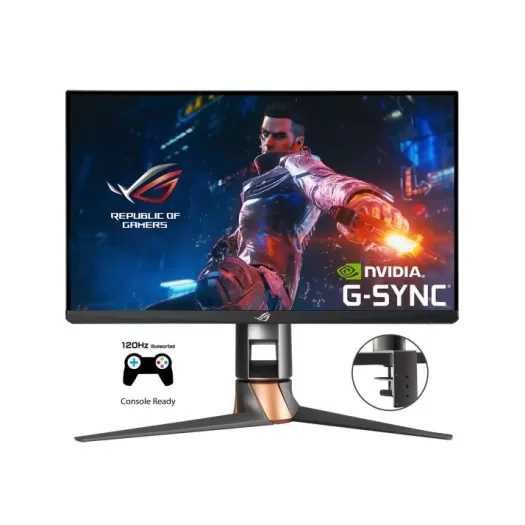 מסך גיימינג Asus ROG Swift PG259QNR 24.5" 360Hz FHD IPS צבע שחור