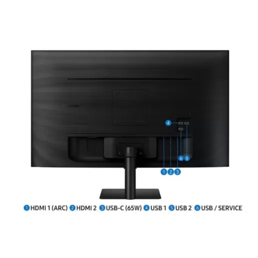 מסך מחשב Samsung S32AM700UE 32" 60Hz UHD, 4K VA צבע שחור - יבואן רשמי
