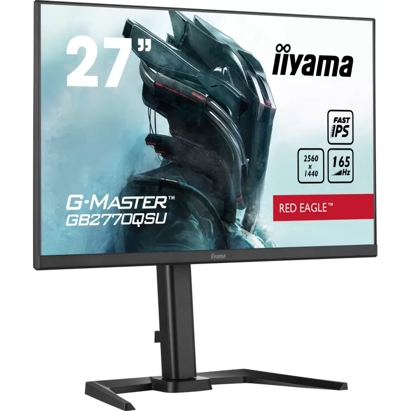 Gaming Monitor IIYAMA G-MASTER GB2770QSU-B5 GB2770QSU-B5 27" 165Hz 2K, QHD IPS Color:black