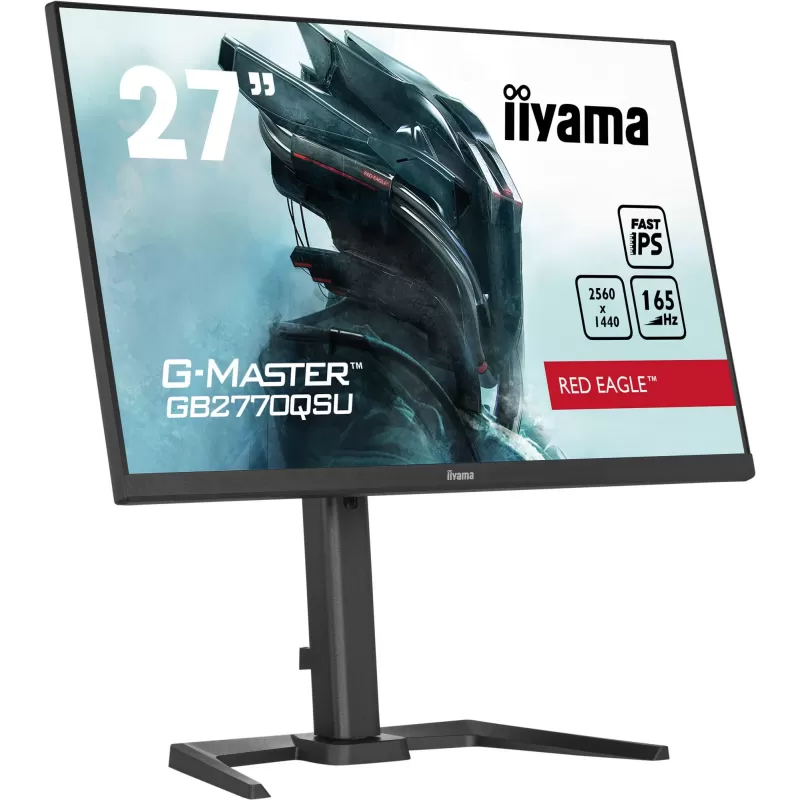 Gaming Monitor IIYAMA G-MASTER GB2770QSU-B5 GB2770QSU-B5 27" 165Hz 2K, QHD IPS Color:black